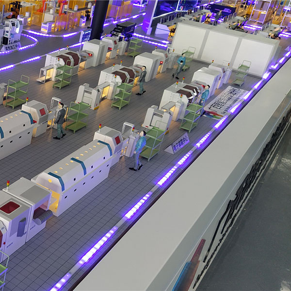 動態機械沙盤模型製作案例