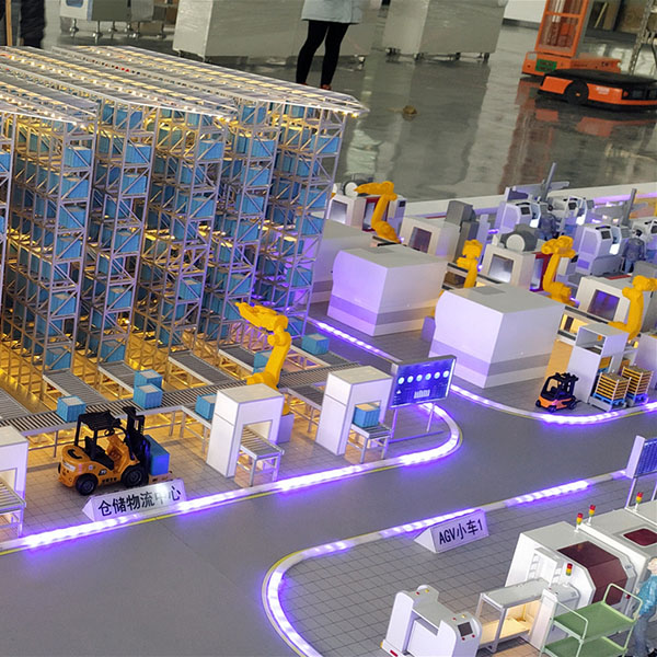 動態機械沙盤模型製作案例