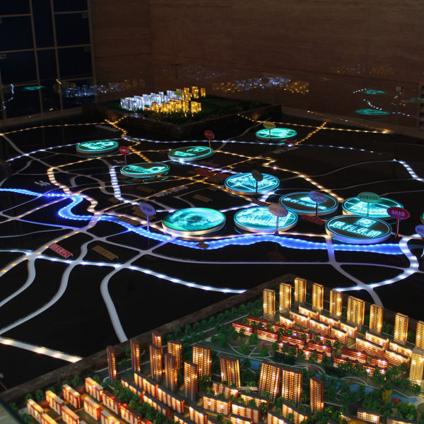 多媒體數字沙盤模型製作案例