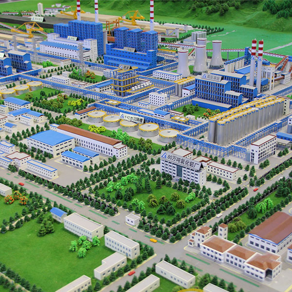 工業廠區沙盤模型製作案例