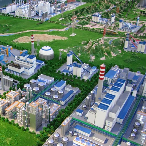 工業廠區沙盤模型製作案例