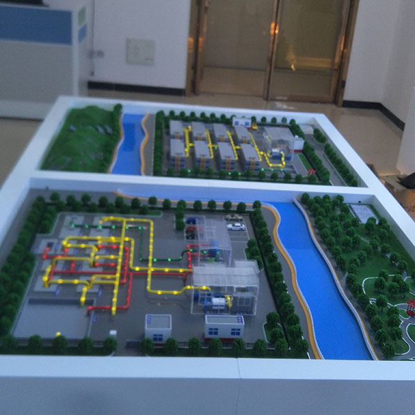 廠區動態沙盤模型製作案例