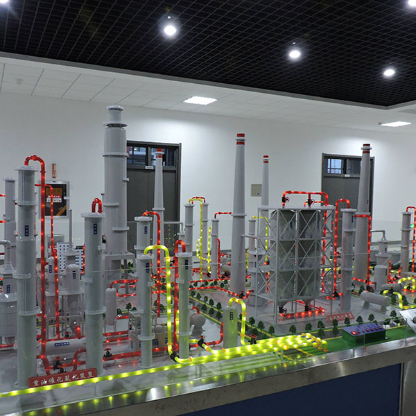 廠區動態沙盤模型製作案例