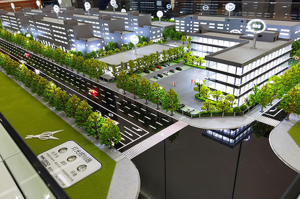 工業(ye) 廠區沙盤模型5