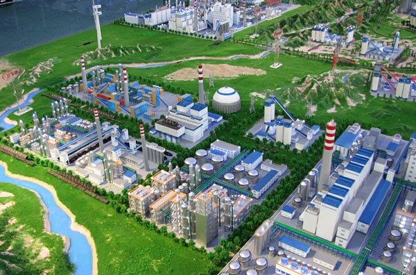 工業(ye) 廠區沙盤模型4