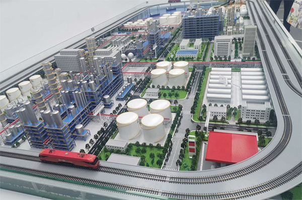 工業(ye) 廠區沙盤模型3