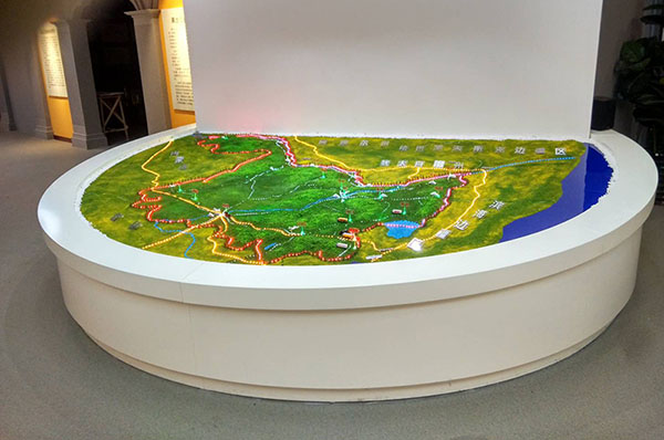 地形沙盤模型