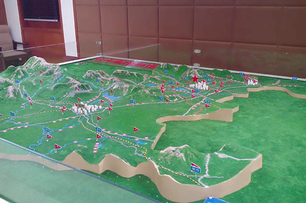 地形沙盤模型2