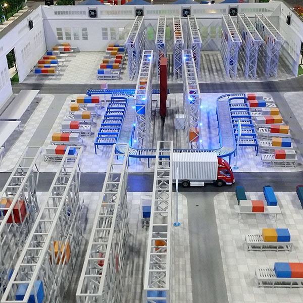 港口物流機械動態模型製作案例