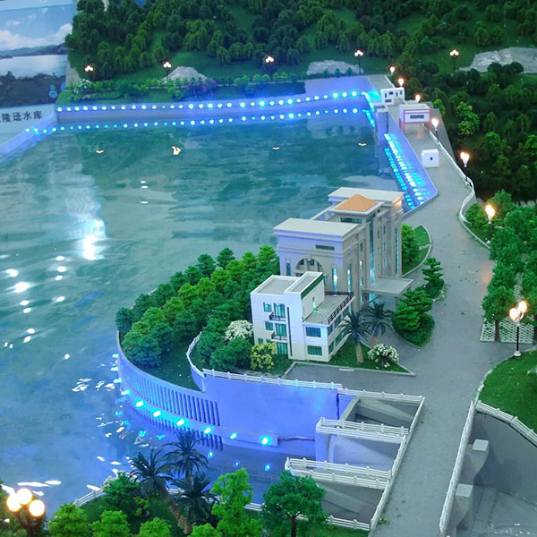 河道治理沙盤模型製作案例