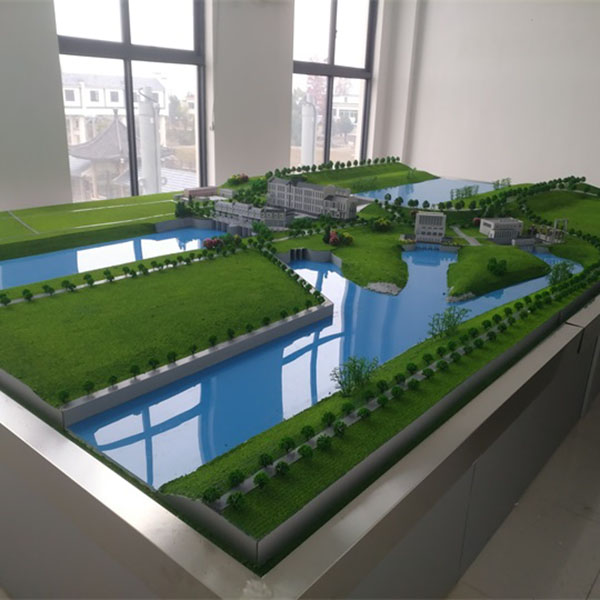 河道治理沙盤模型製作案例