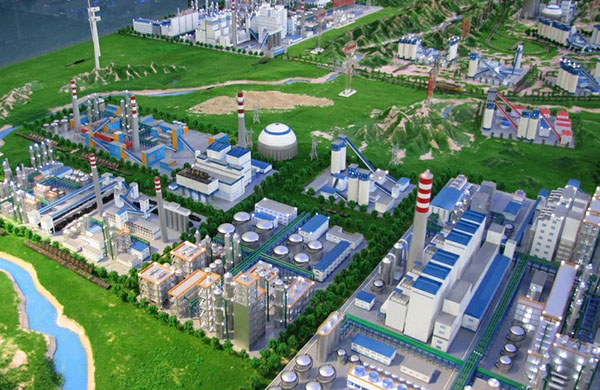 工業(ye) 廠區沙盤