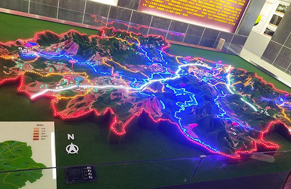 地形地貌沙盤模型