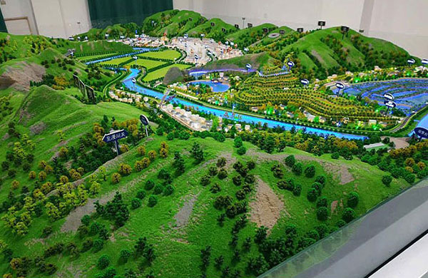 山體(ti) 沙盤模型