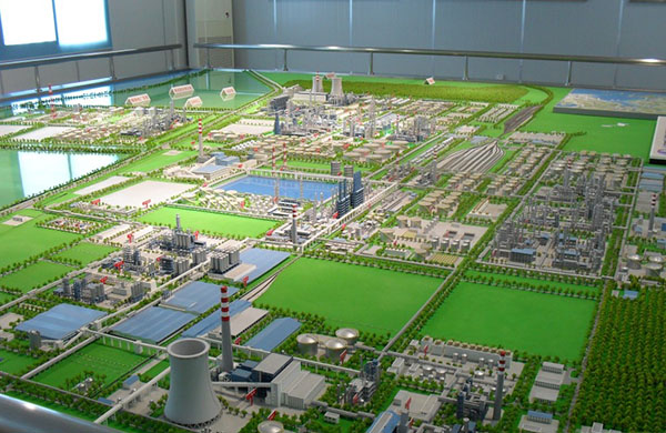 工業(ye) 廠區規劃沙盤