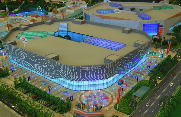 商業(ye) 建築模型沙盤