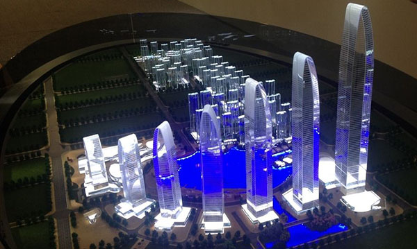 水晶沙盤模型 水晶沙盤模型