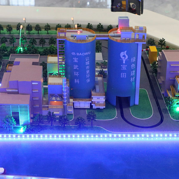 智能鋼廠沙盤模型製作案例