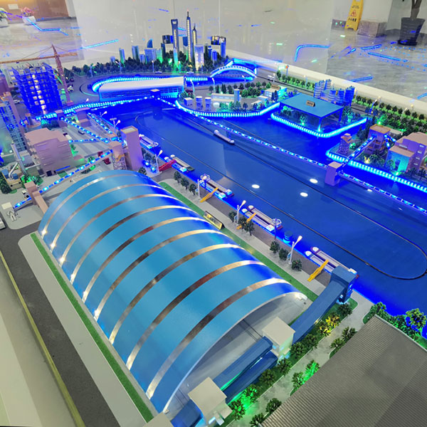 智能鋼廠沙盤模型製作案例