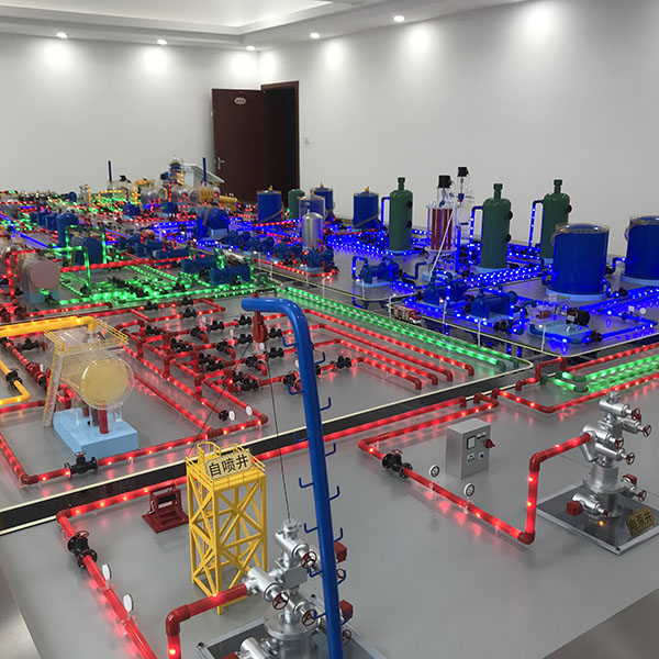 天然氣管道分布沙盤模型製作案例