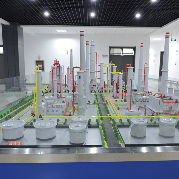 天然氣管道分布沙盤模型製作案例