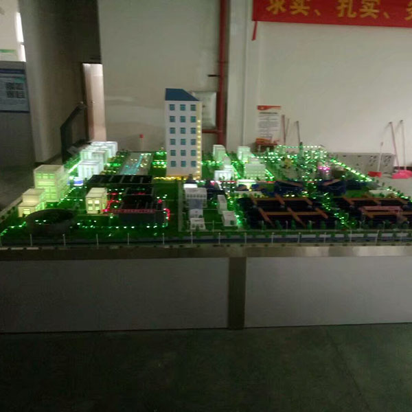 城市供水排水係統沙盤模型製作案例