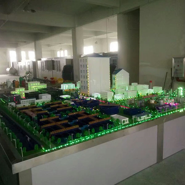 城市供水排水係統沙盤模型製作案例