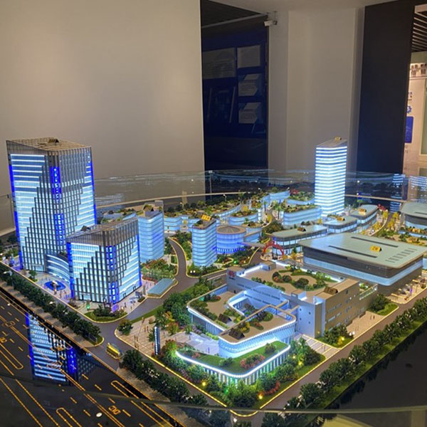 科技孵化園區沙盤模型製作案例