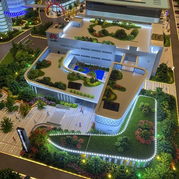 科技孵化園區沙盤模型製作案例
