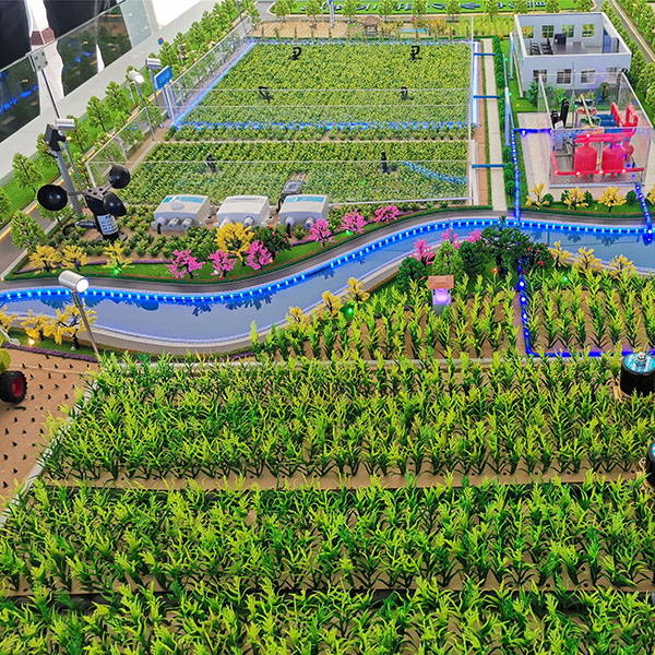 農田地形沙盤模型製作案例