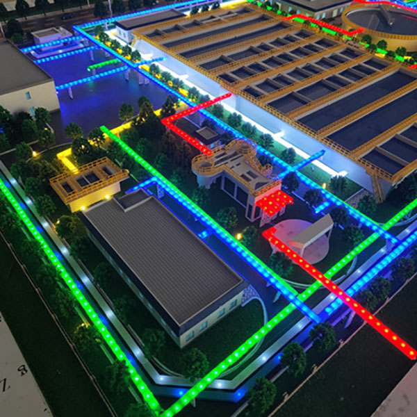 水廠沙盤模型製作案例