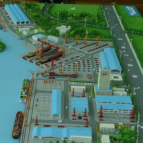 物流園沙盤模型製作案例