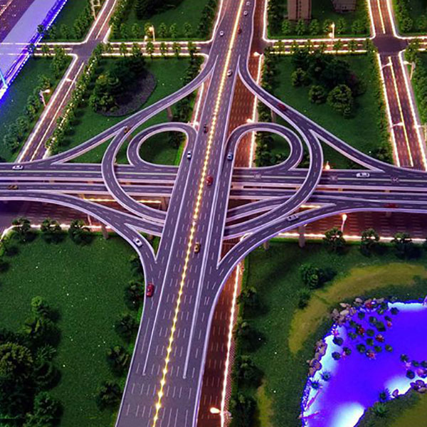 立交橋沙盤模型製作案例