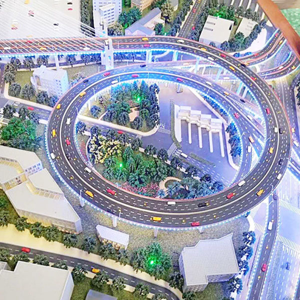 立交橋沙盤模型製作案例