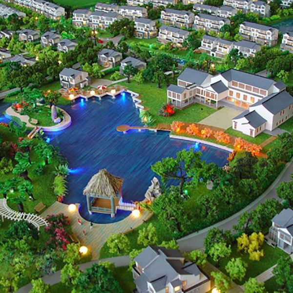 生態園風景沙盤模型製作案例