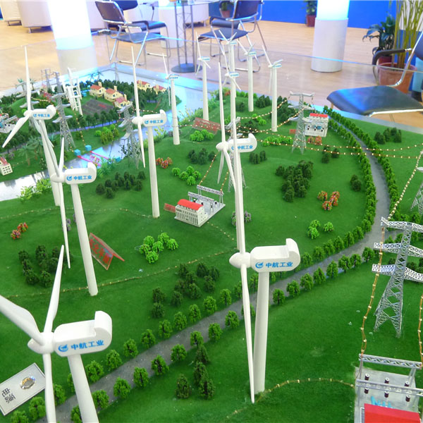 風力發電站沙盤模型製作案例