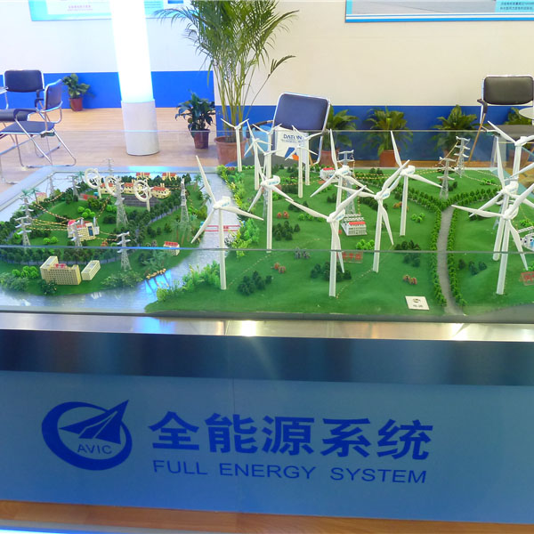 風力發電站沙盤模型製作案例