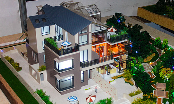 別墅建築模型沙盤 別墅建築模型沙盤