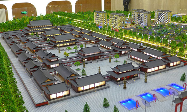 古建築沙盤模型製作 古建築沙盤模型製作