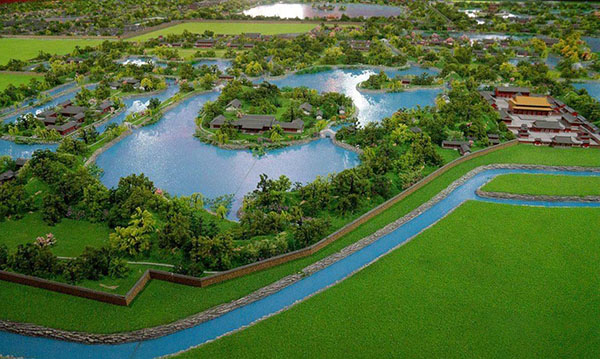 園林景觀沙盤模型