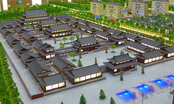 古建築模型沙盤