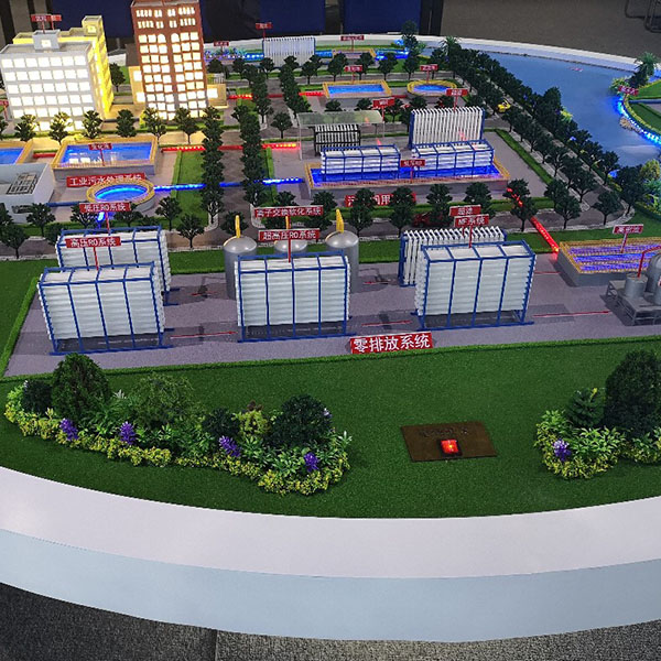 汙水處理廠沙盤模型製作案例