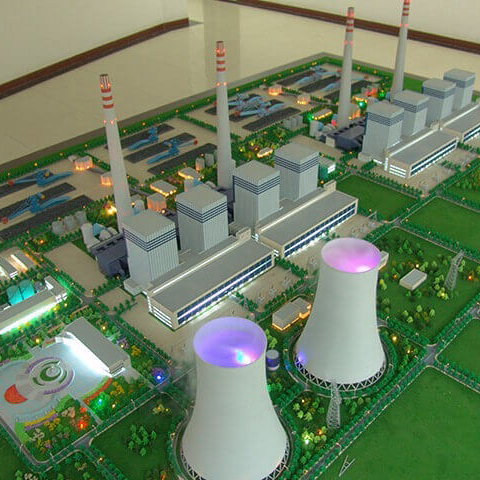 火力發電廠沙盤模型製作公司案例