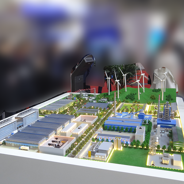 新能源發電站展示沙盤模型製作公司案例