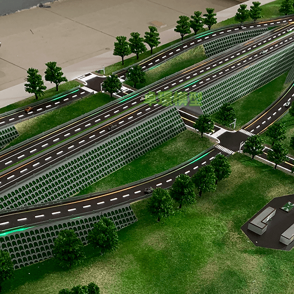 高速公路沙盤模型製作案例