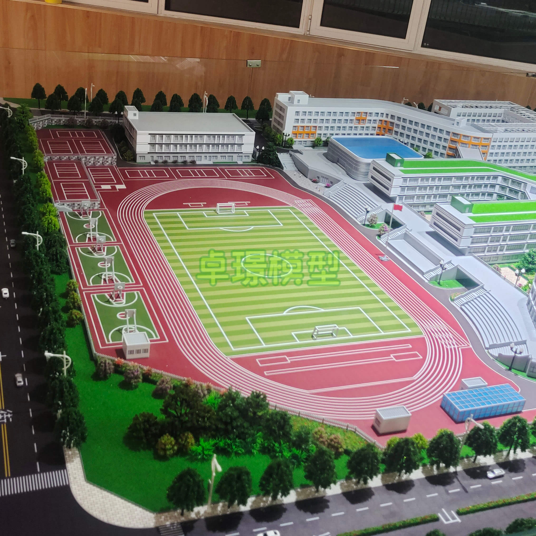 學校沙盤模型製作案例