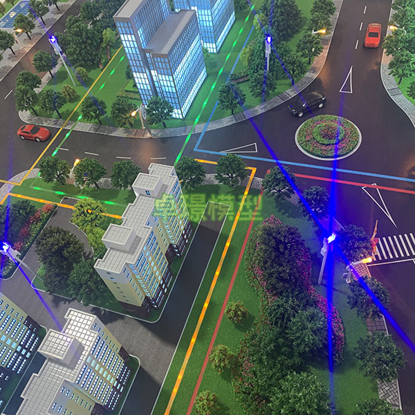 智能交通沙盤模型製作案例