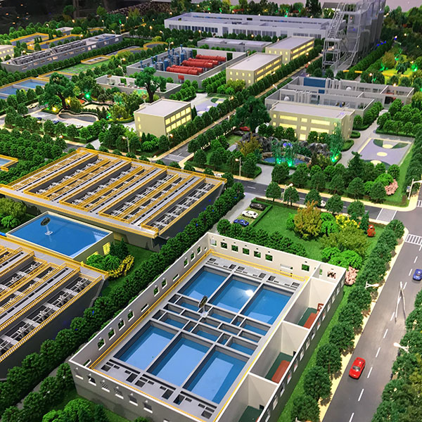 廢水汙水處理沙盤模型製作公司案例