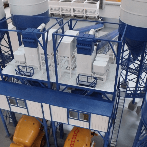 混凝土攪拌站模型製作公司案例