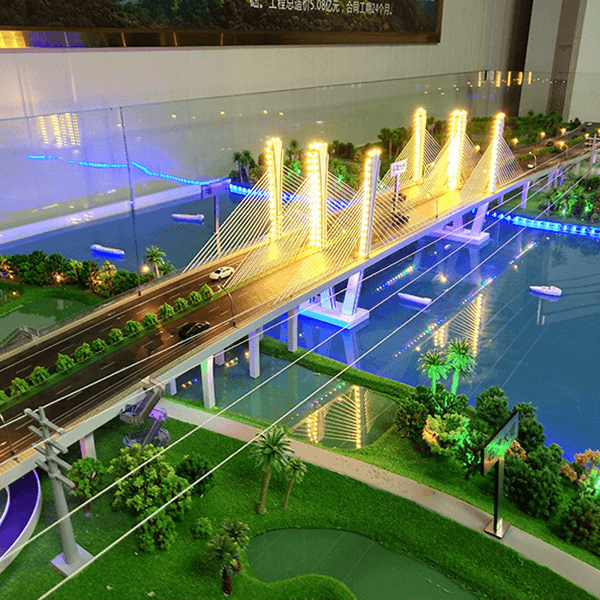 橋梁施工模型沙盤製作公司案例